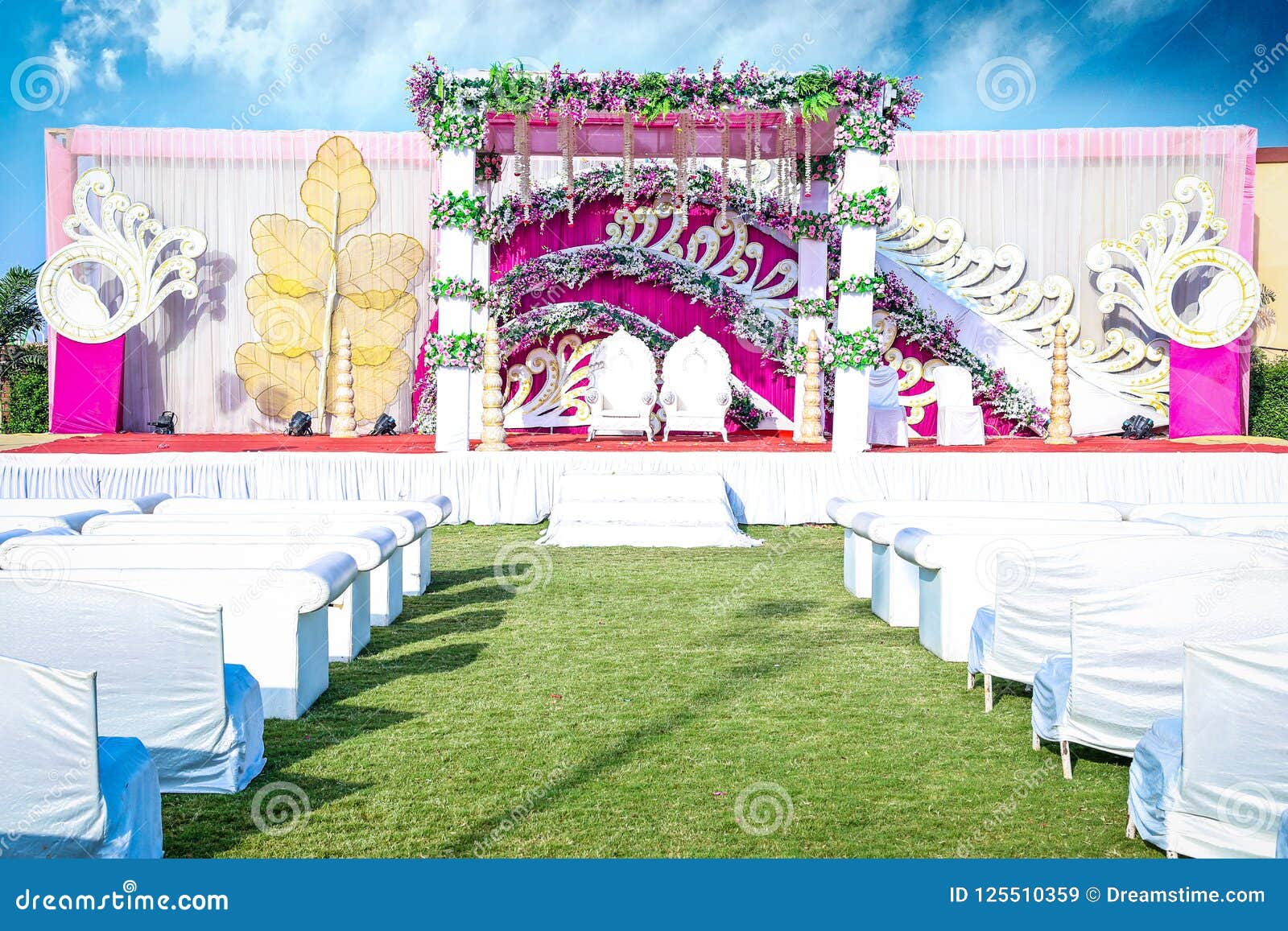 Indian Wedding Event Mandap Decoration Ideas for Marriage Ceremony Stock  Image - Image of baby, cute: 125510359