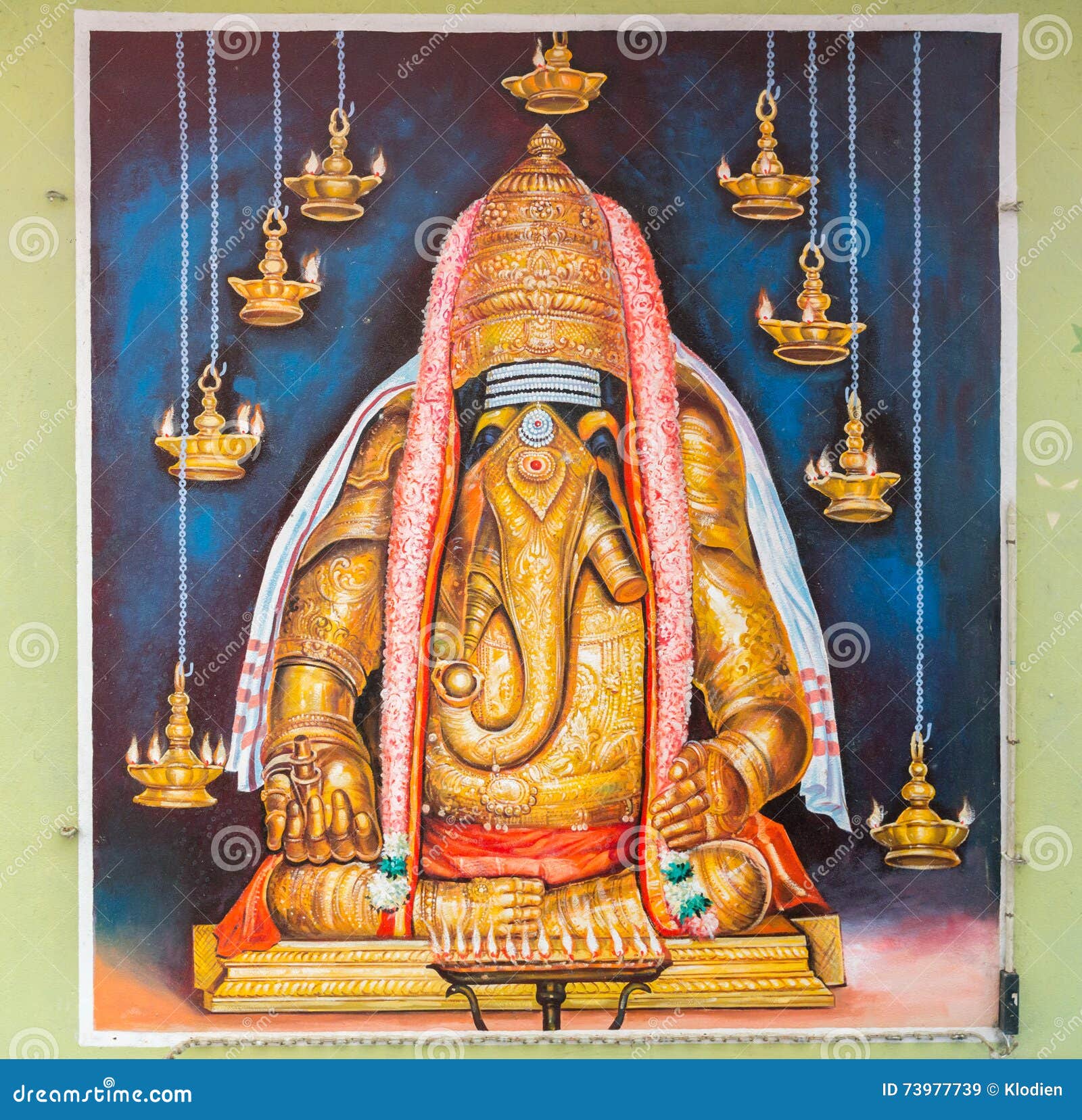 Image of Karpaga Vinayagar, Lord Ganesha. Editorial Stock Image ...