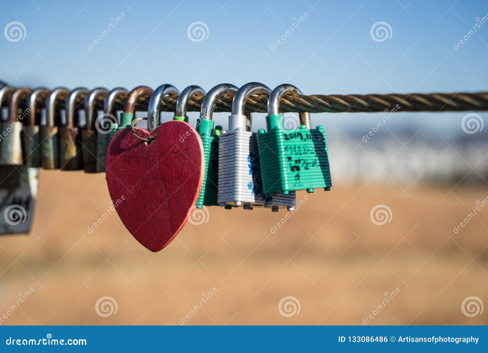Love padlocks stock photo. Image of protection, lock 133086486