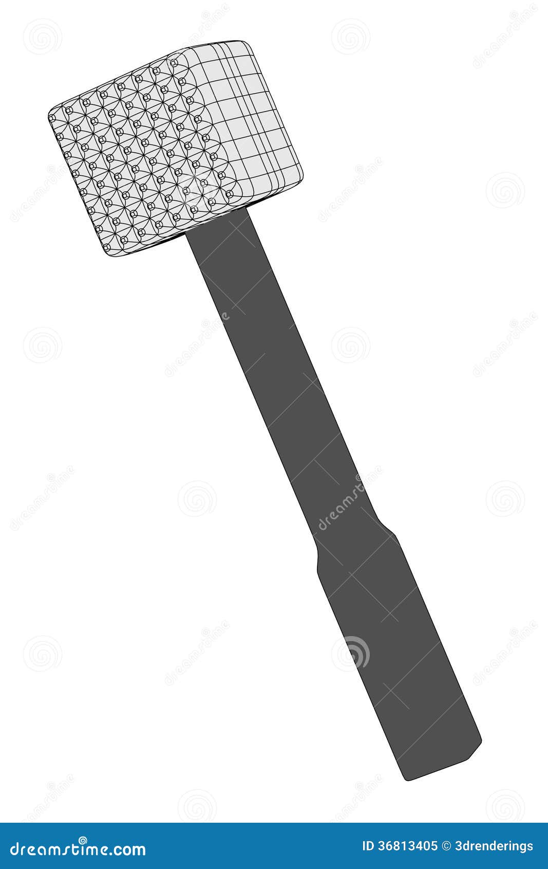 Image of meat mallet stock illustration. Illustration of cartoon 36813405