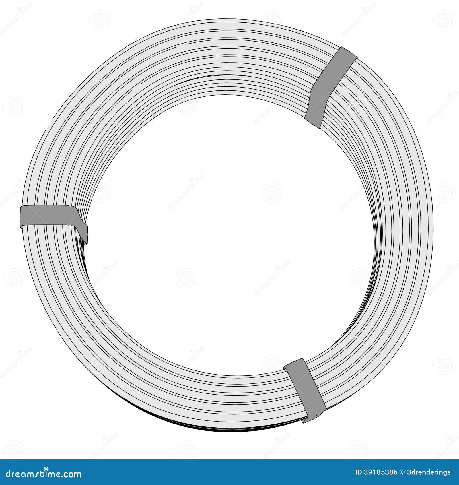 Image Of Metal Wire Stock Illustration Image 39185386