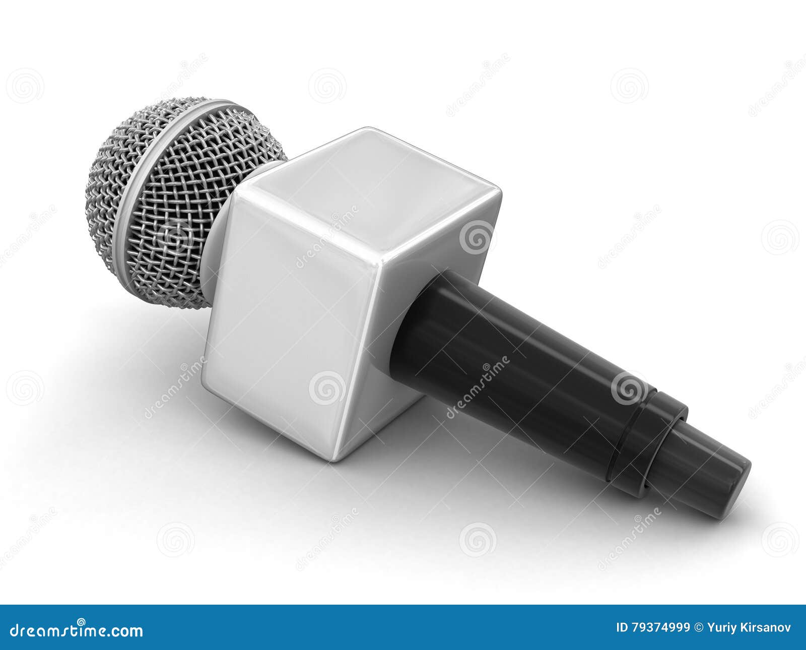 Image of Microphone stock illustration. Illustration of recording