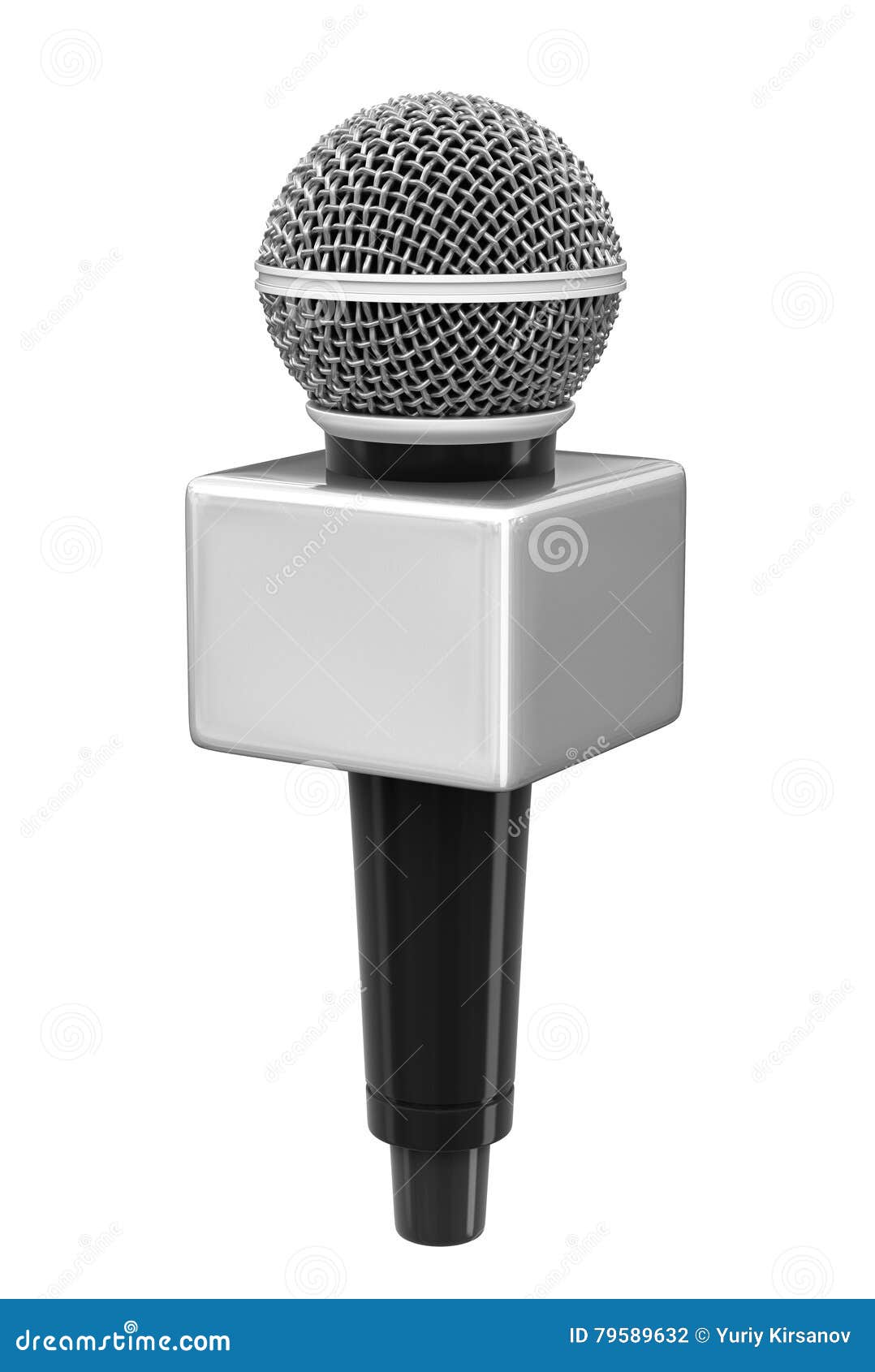 Image of Microphone stock illustration. Illustration of copy 79589632
