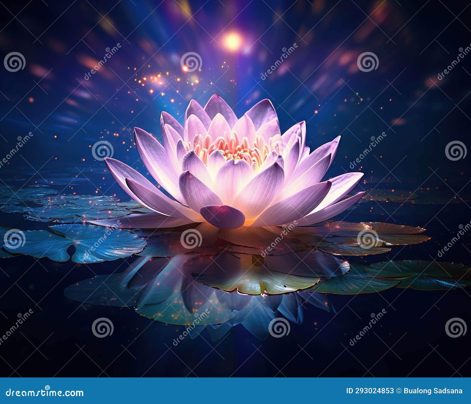 Discover the Enchanting of the Mystical Lotus Bloom on the Tranquil 