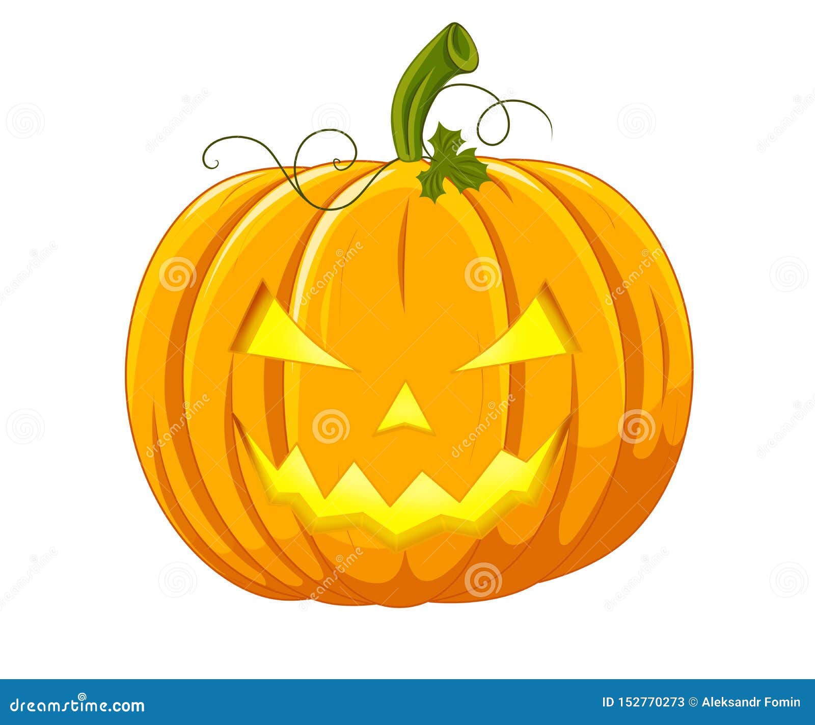 An Image Of An Orange  Pumpkin  For Halloween  With A Face 