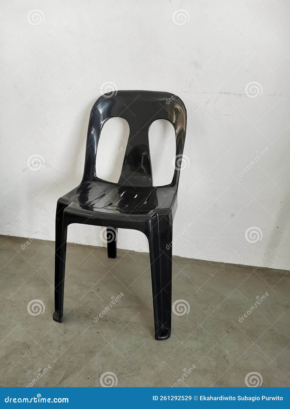 Image of Plastic Chair on the Floor. Stock Image Image of interior, chair 261292529