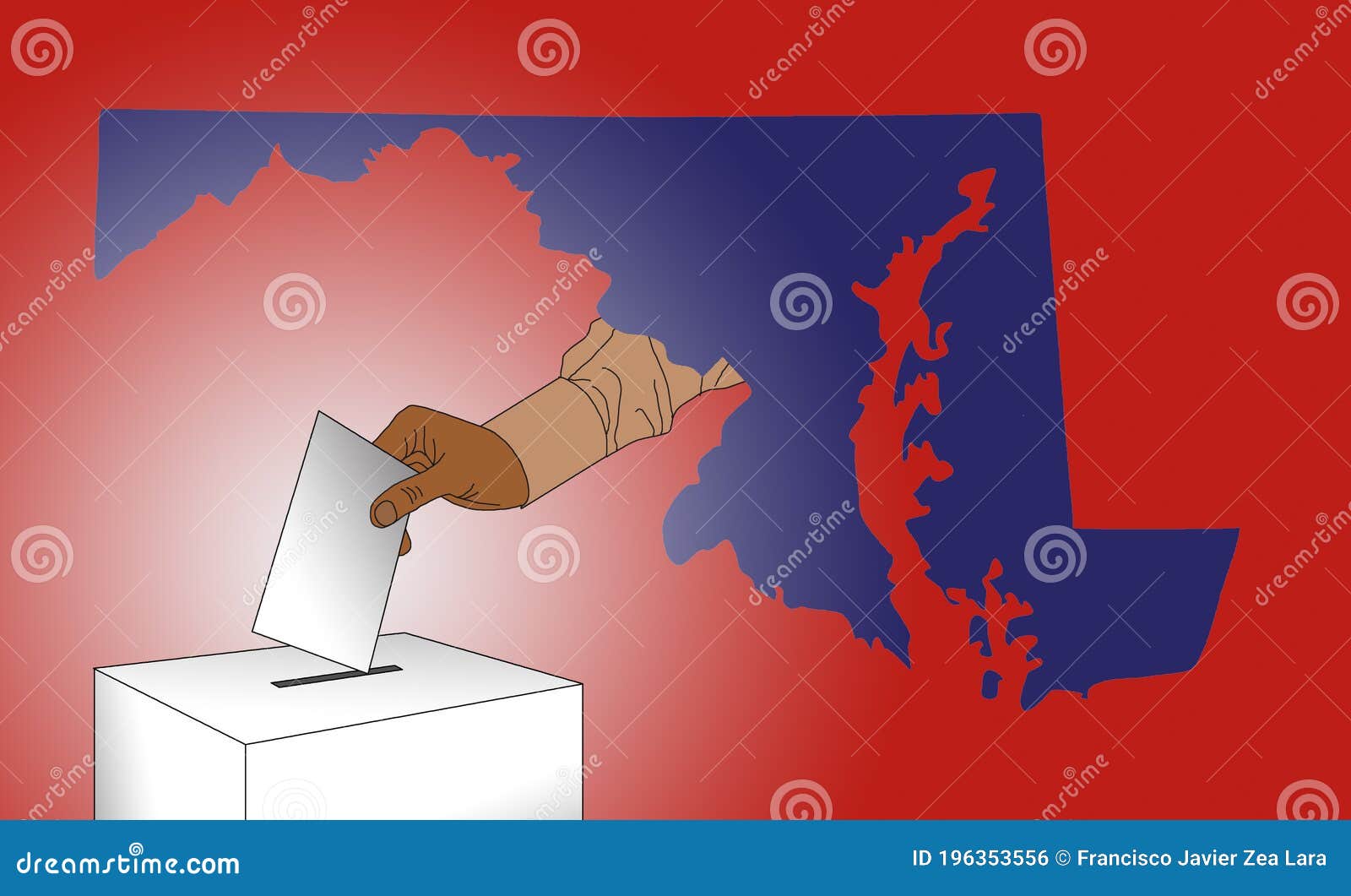 Image for Political Election Themes in the State of Maryland Stock