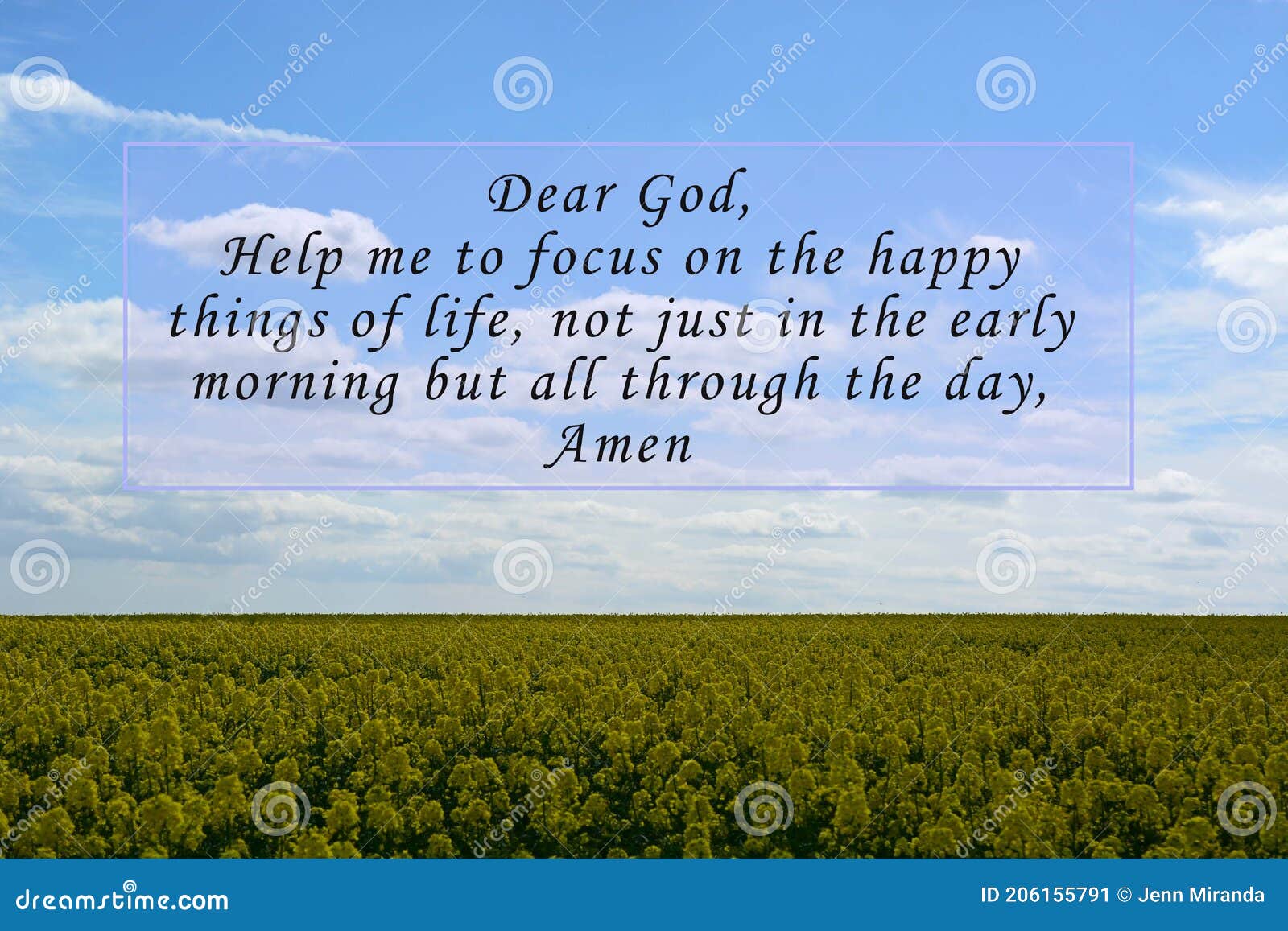 Image with Prayer Quotes on Blurred Background. Prayer Concept ...