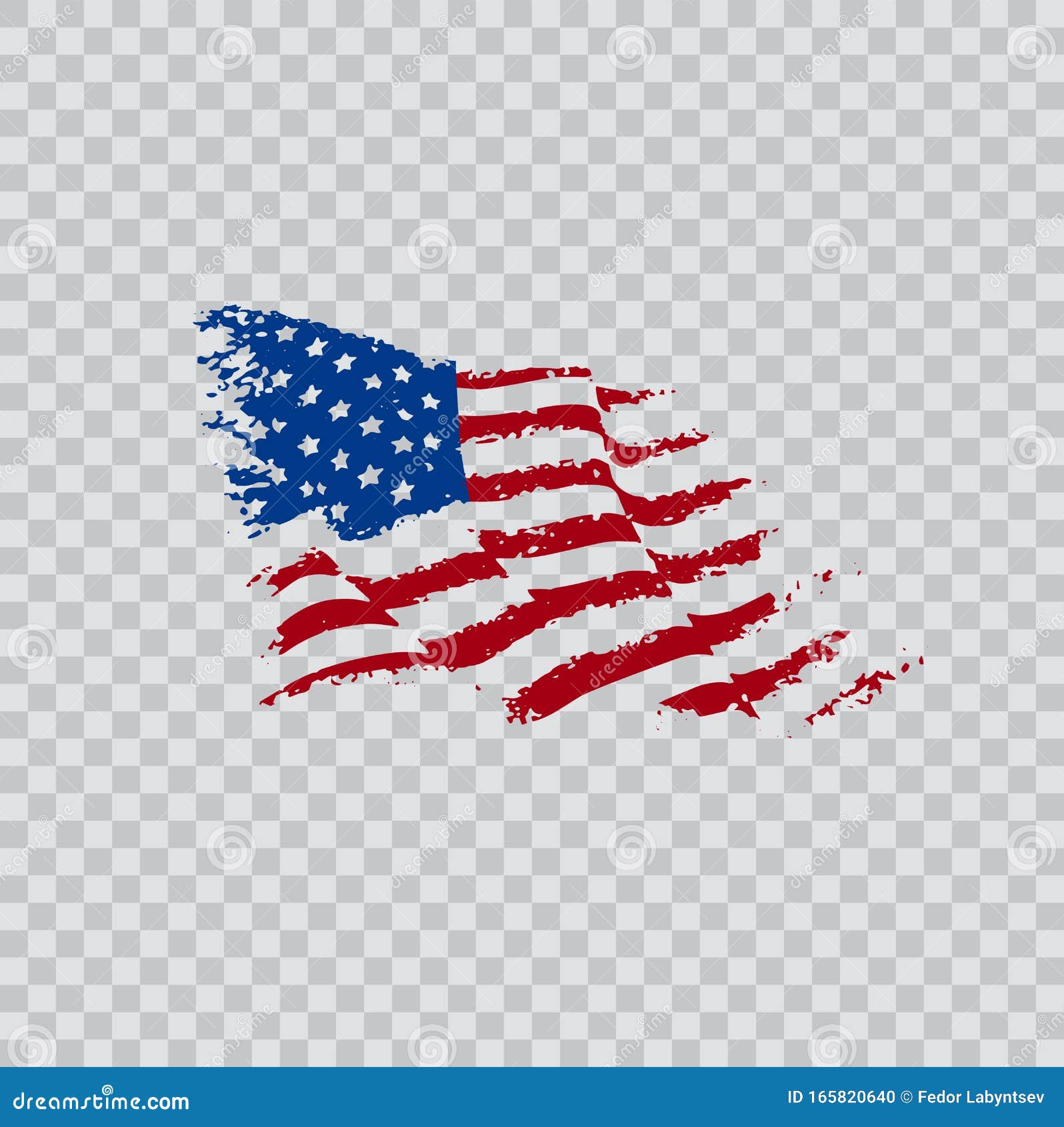 american flag transparent clip art