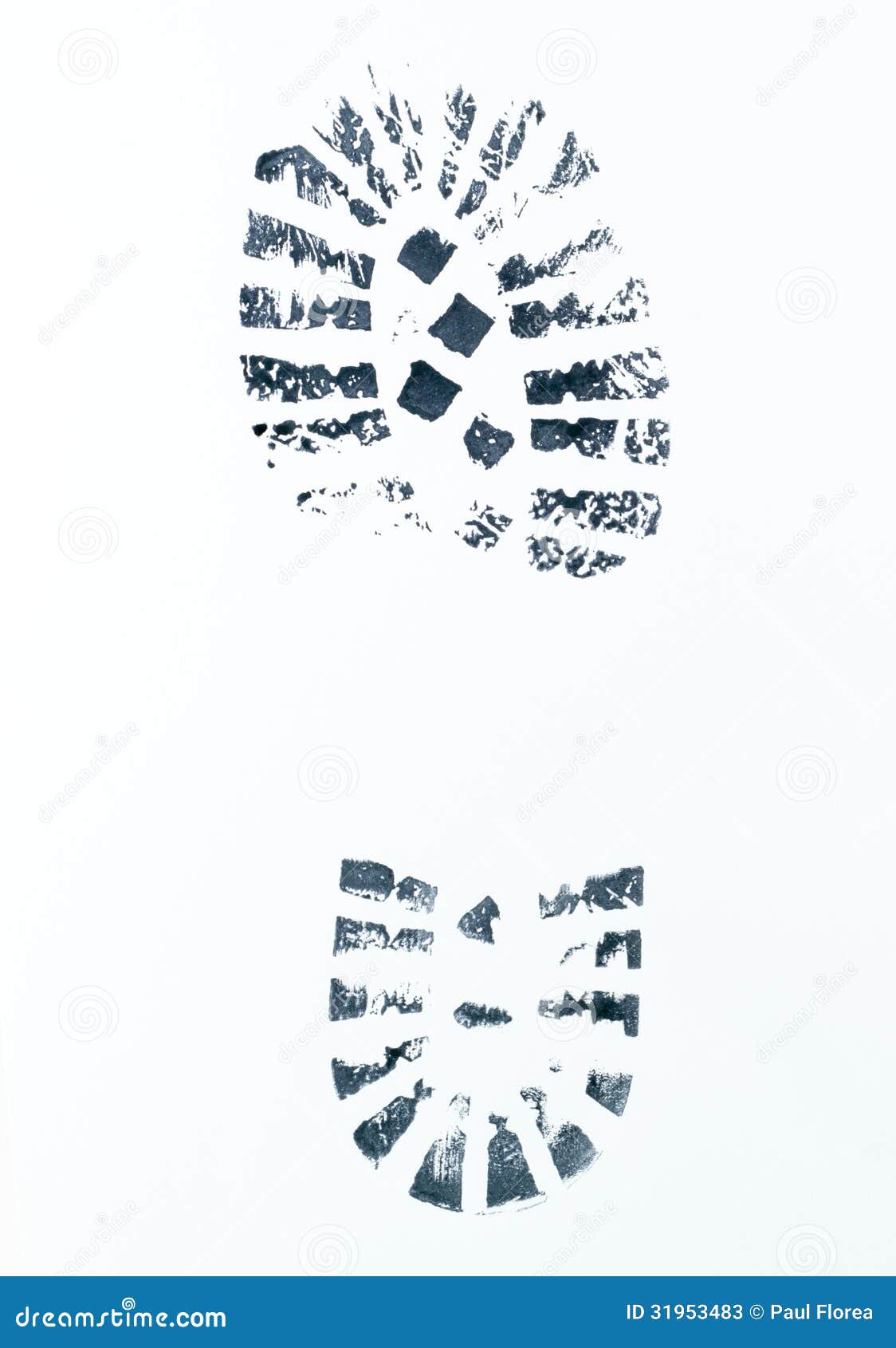 image of a right boot print