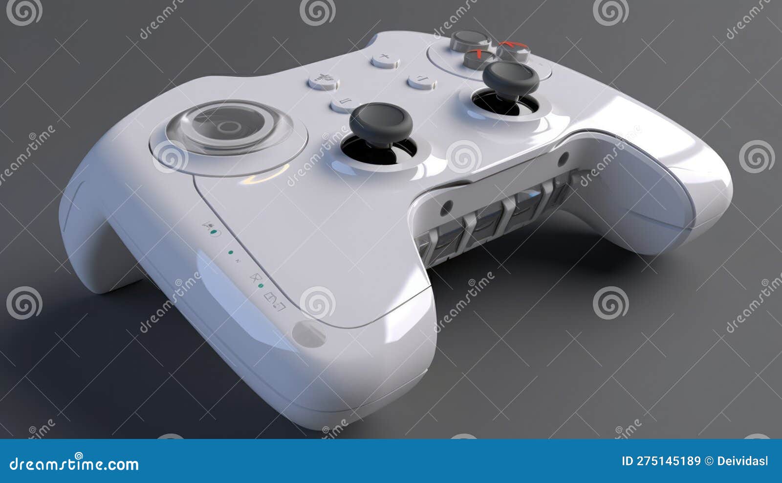 Sleek and Futuristic Game Controller: Innovation Unveiled Stock Illustration - Illustration of 