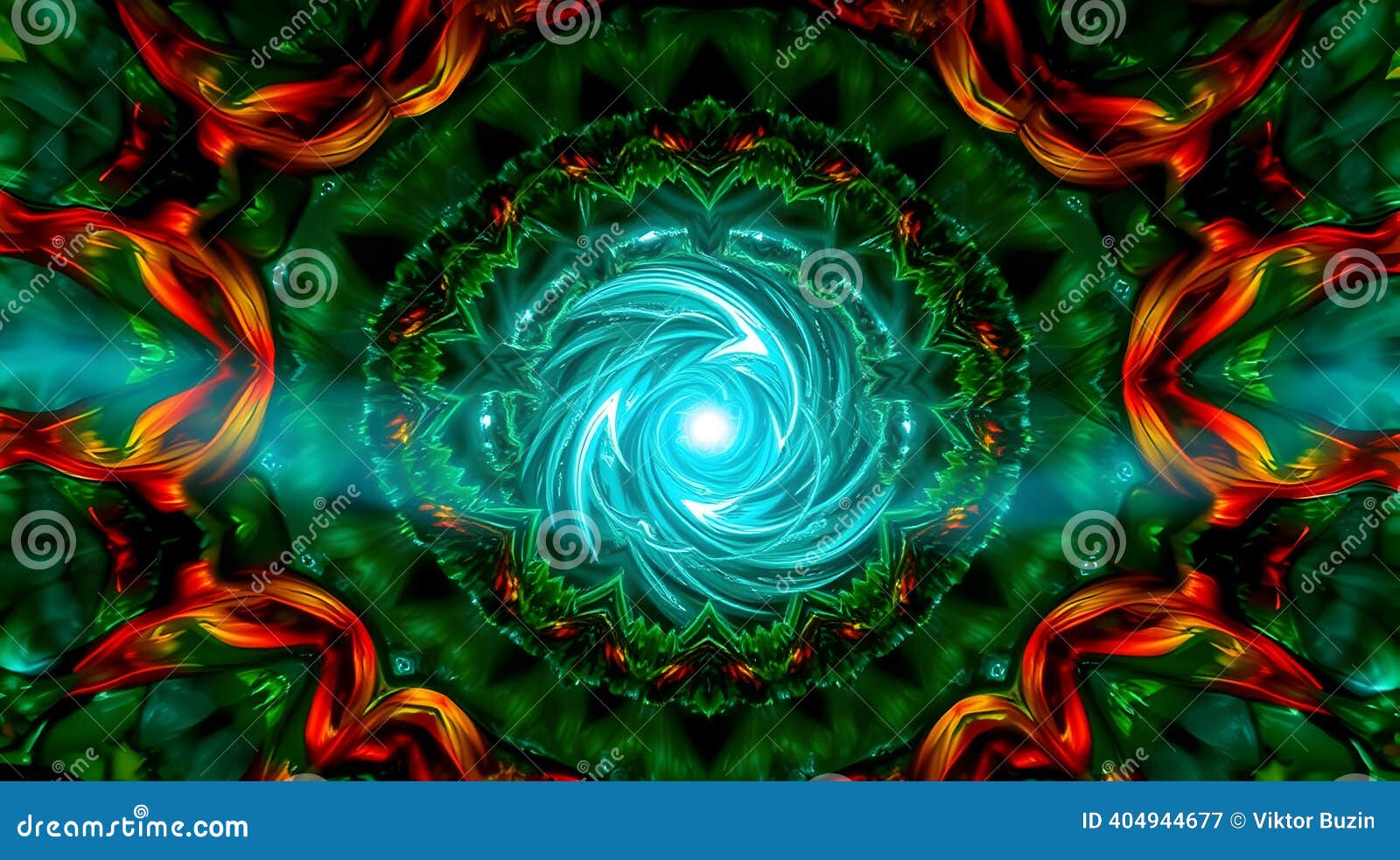 Psychedelic Fractal Art - Vibrant Swirls of Green and Red on Black  Background Stock Illustration - Illustration of swirls, dynamic: 404944677, image size:1600x983