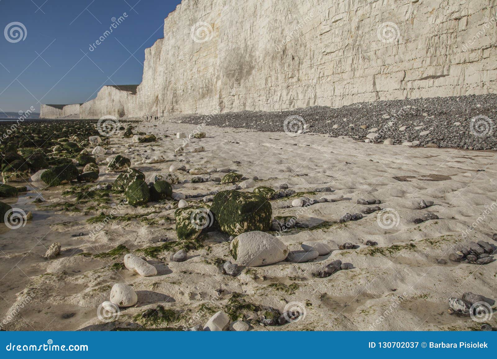 White Cliffs and Blue Skies - Seven Sisters, East Sussex, England, the ...