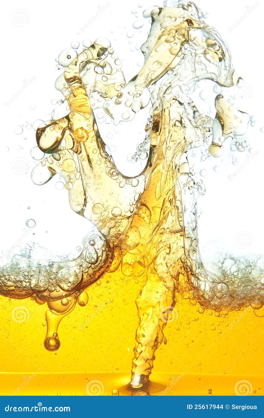 Image of Spilled Oil in the Water. Stock Photo Image of concept