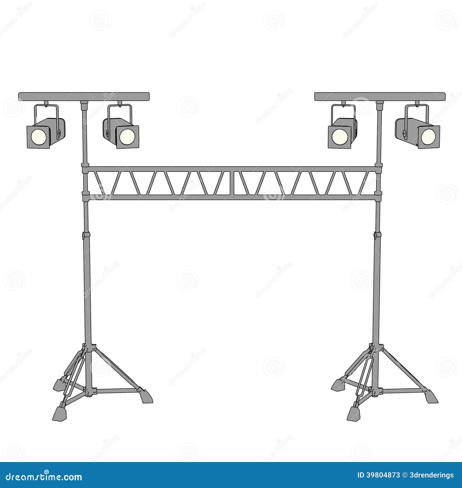 Image of stage light stock illustration. Illustration of lamp - 39804873