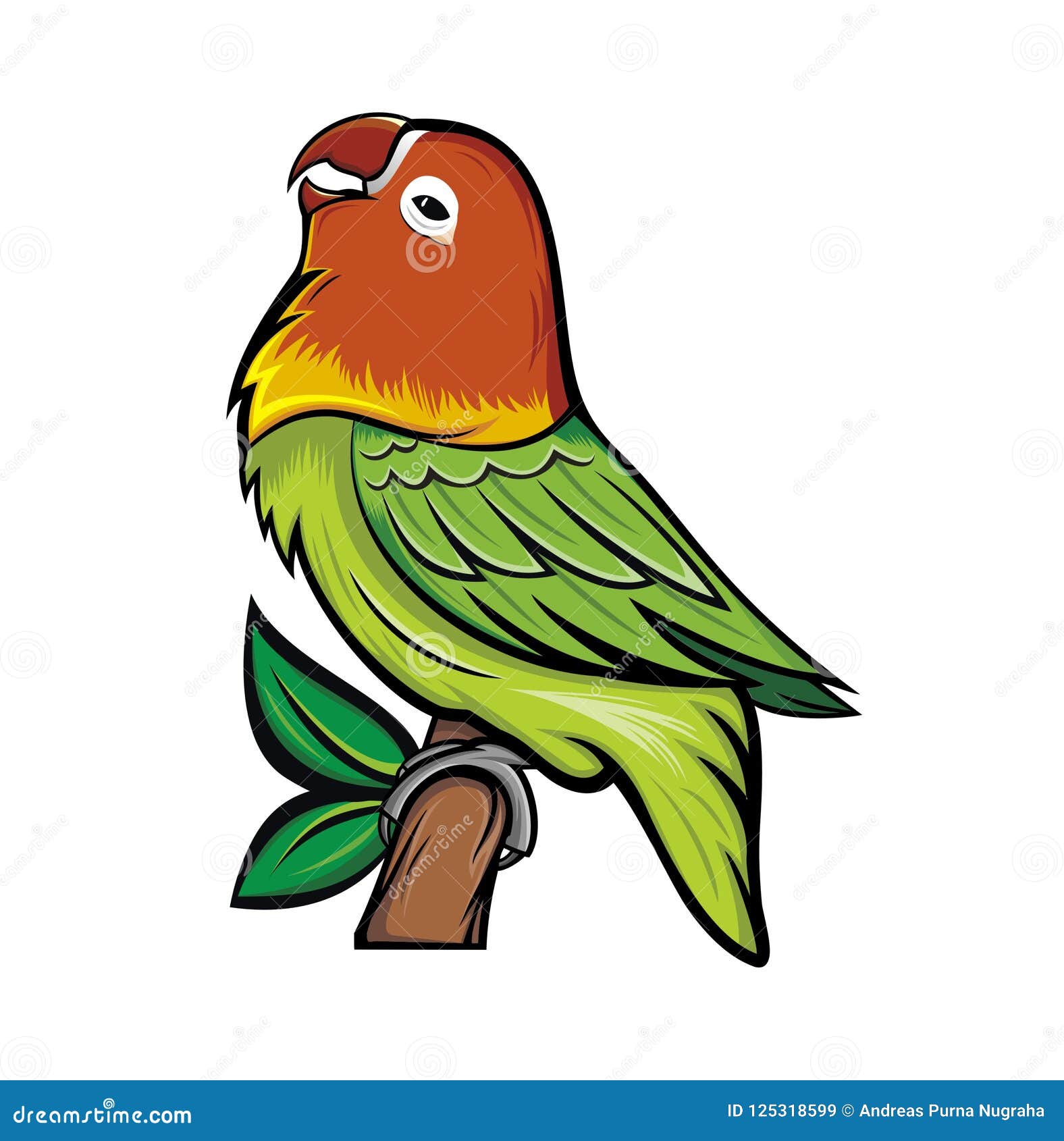 Lovebird Vector and Illustration Design Stock Vector - Illustration of