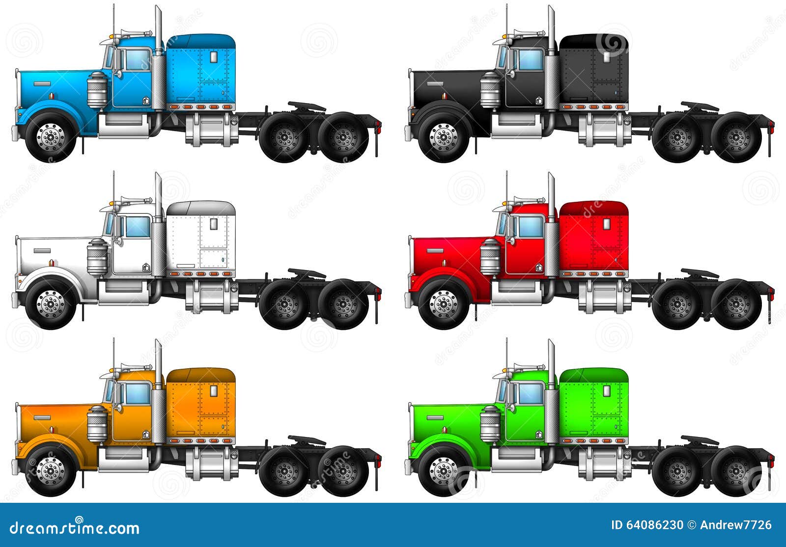 Image of Truck Kenworth W900. Stock Photo - Illustration of industry,  loading: 64086230