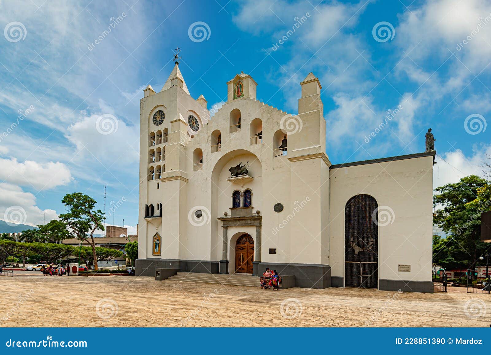 tuxtla gutierrez cathedral in chiapas state, mexico