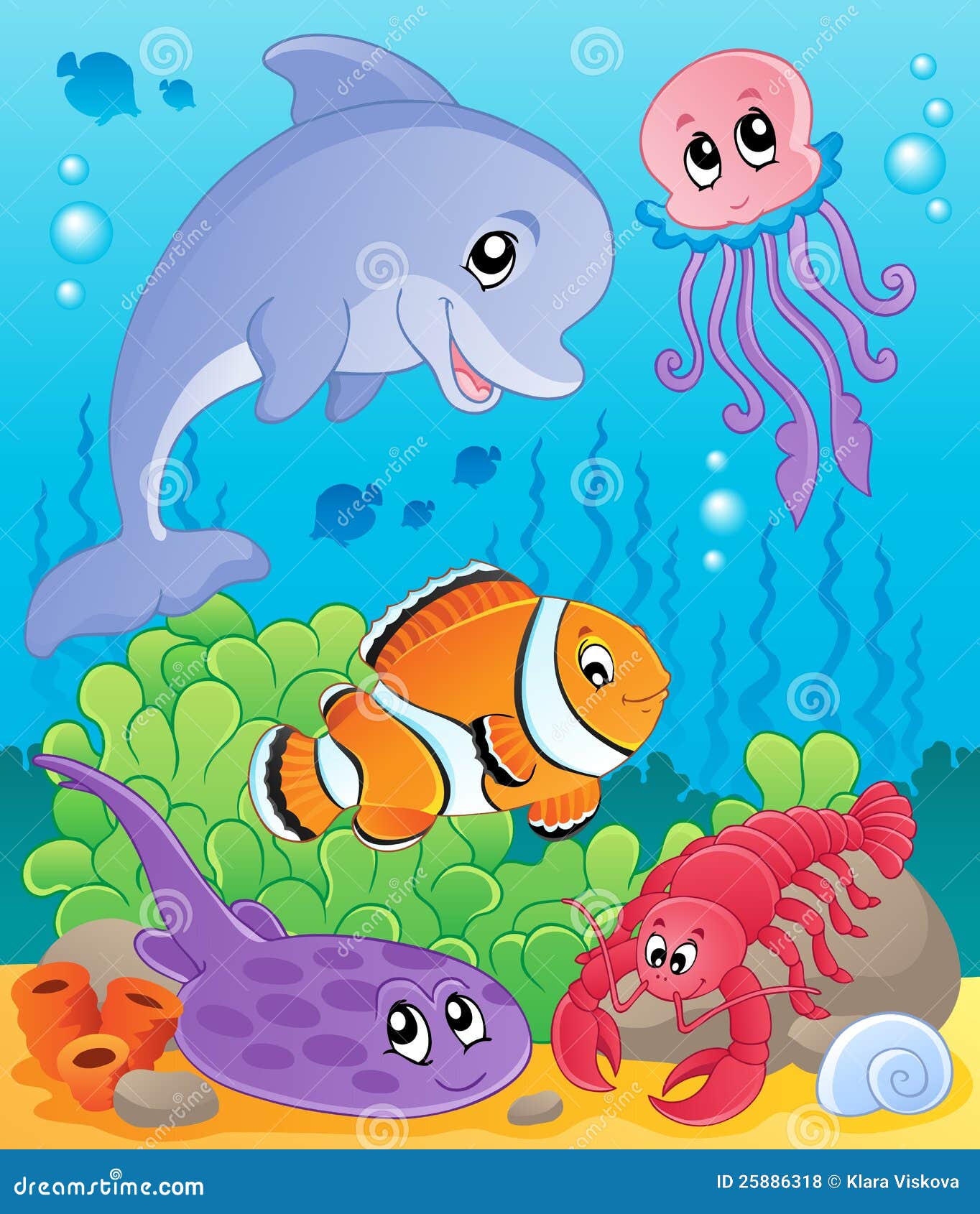 image with undersea theme