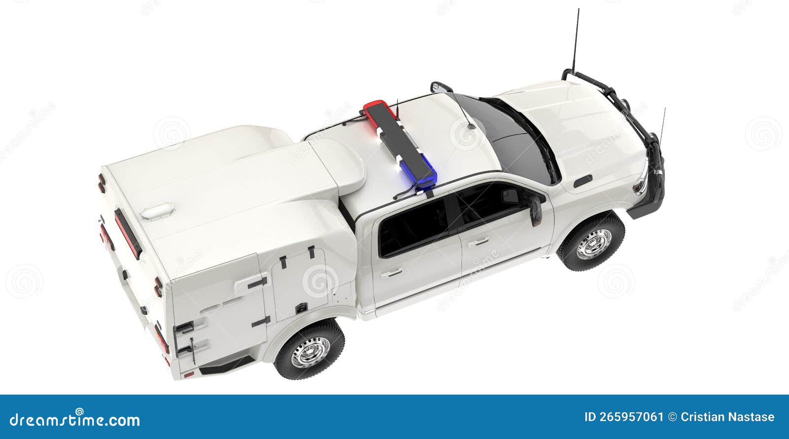 pick-up truck  on background. 3d rendering - 