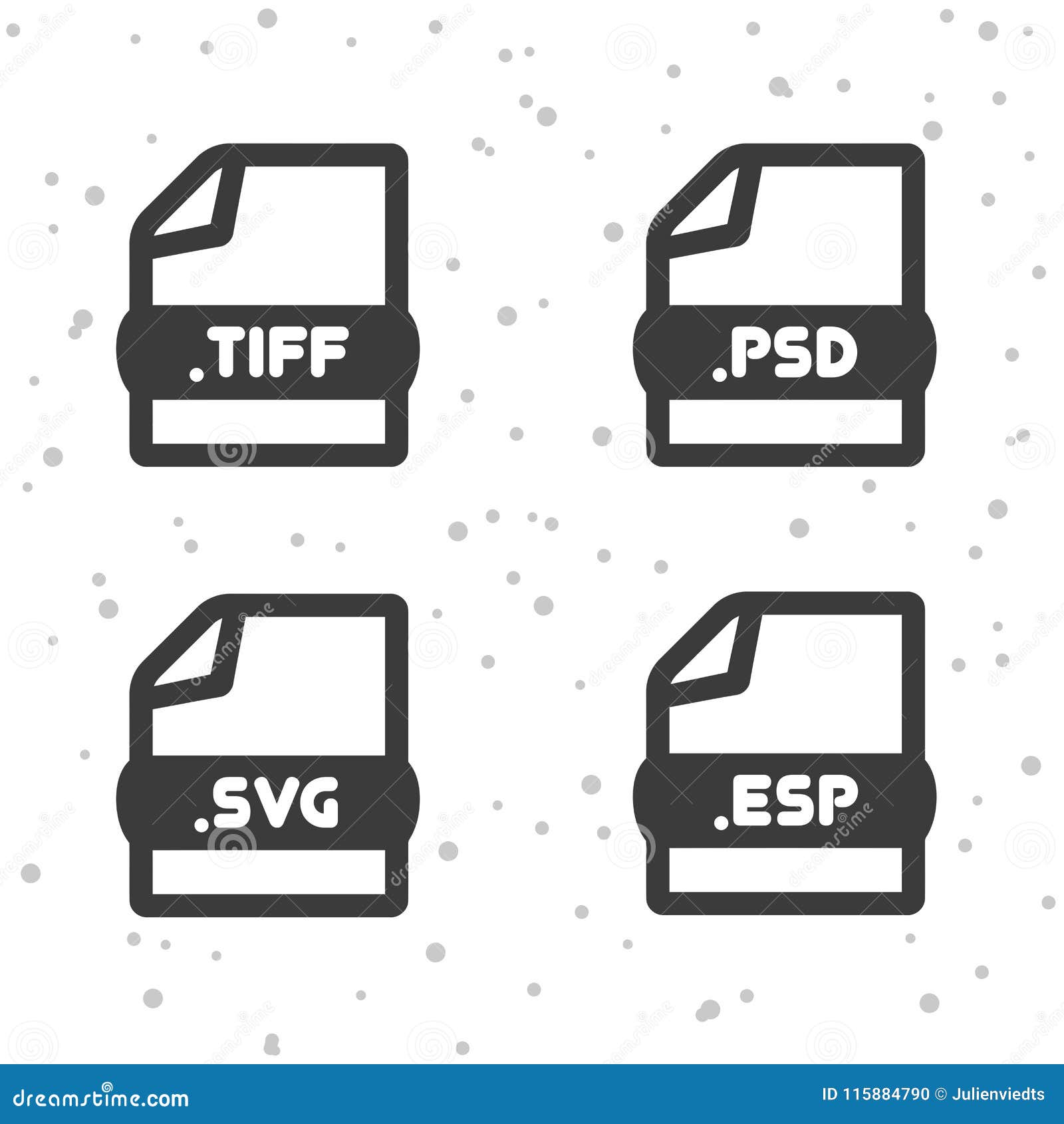 image and  file icons. download tiff, psd, svg and esp  sign. web buttons.