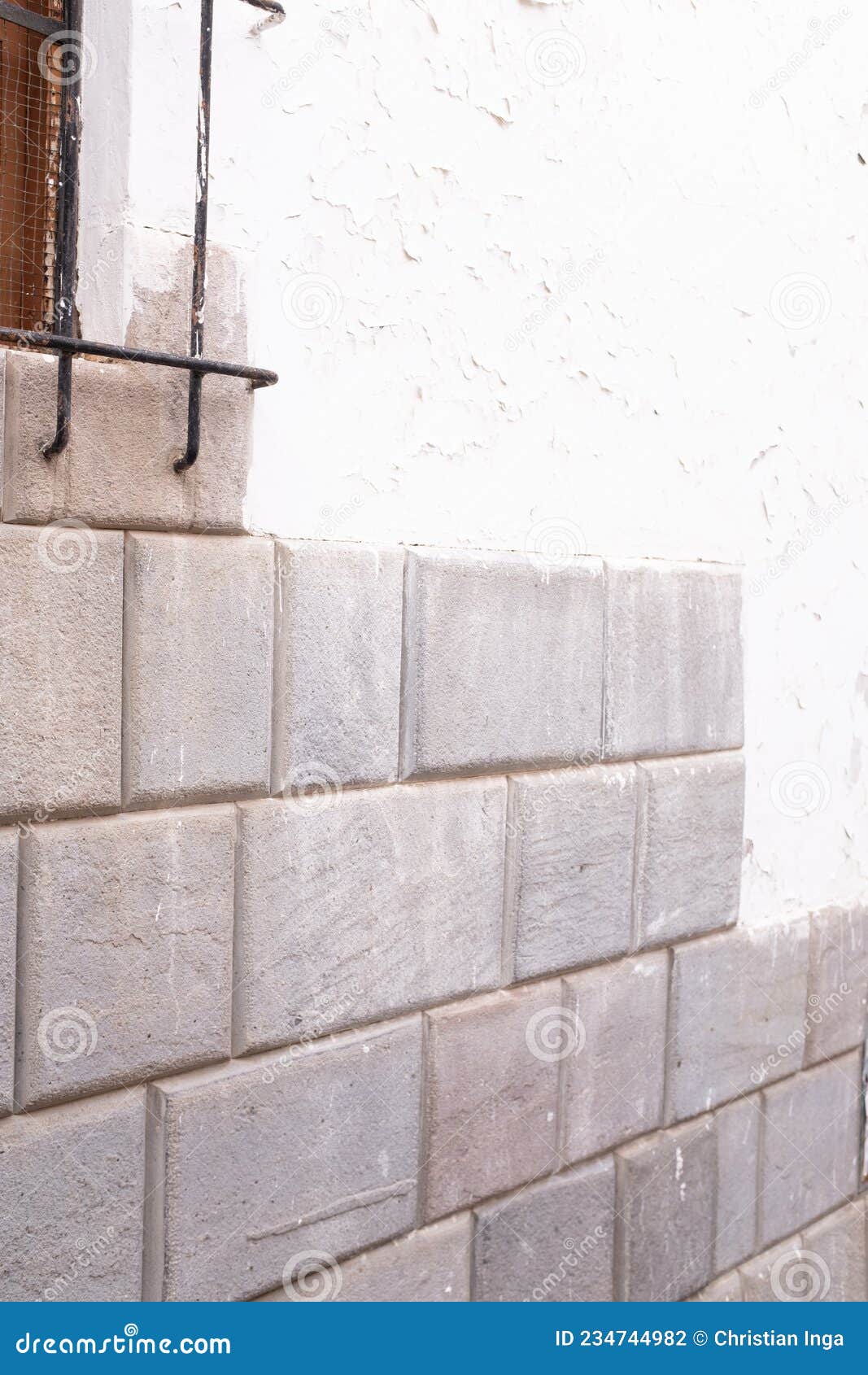 Image of a Wall in Cusco Peru. Stock Photo - Image of beautiful, south