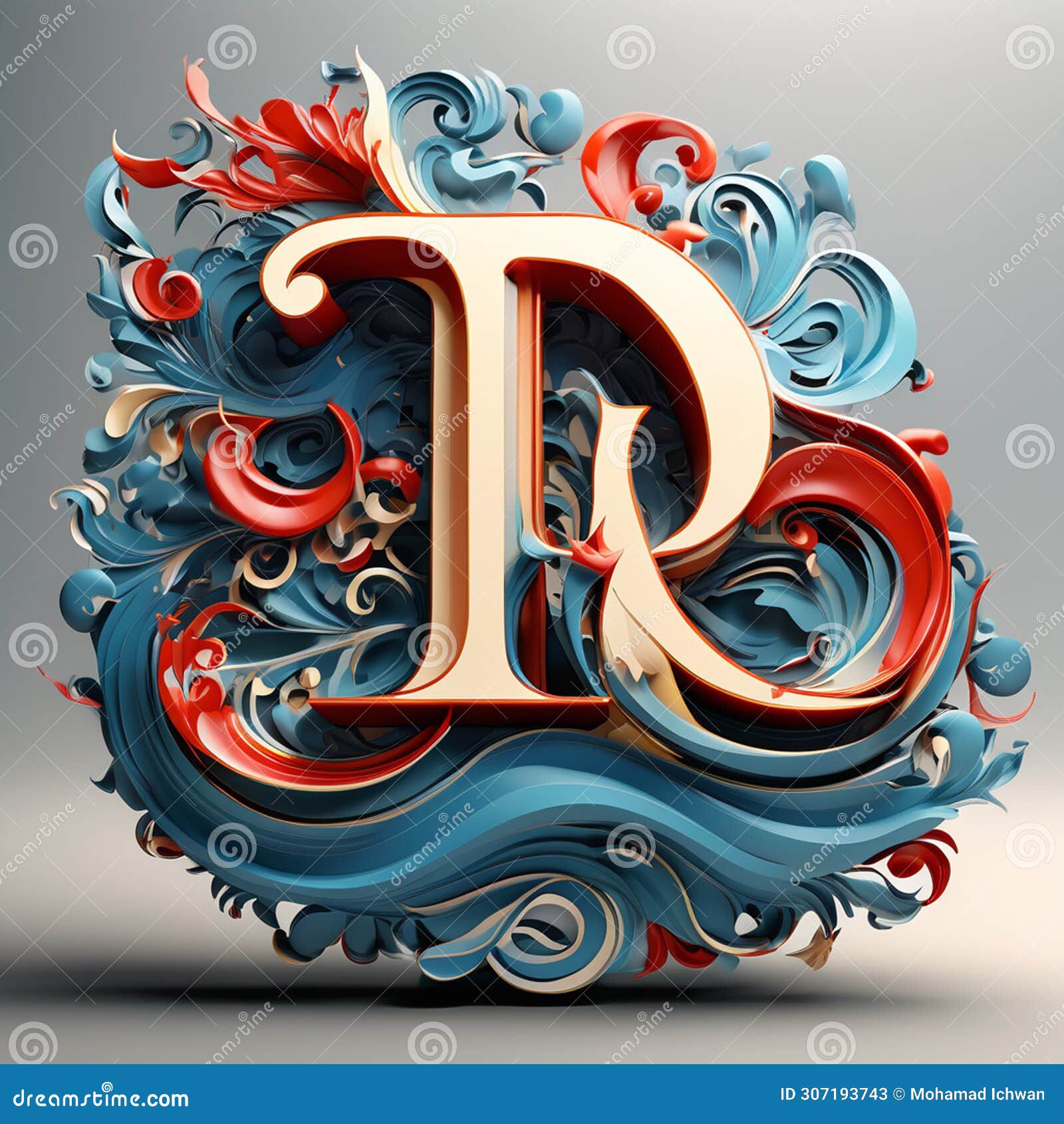 ai generated images, kaleidoscope of the letter r: sinfonia artistica