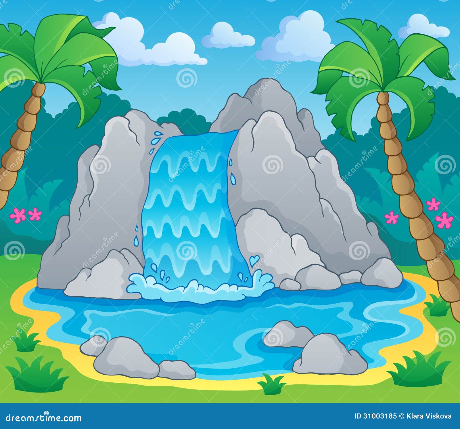 to cartoon how draw mountains Waterfall 2 Stock Image With Photo Royalty Free Theme to cartoon how draw mountains Waterfall 2 Stock Image With Photo Royalty Free Theme