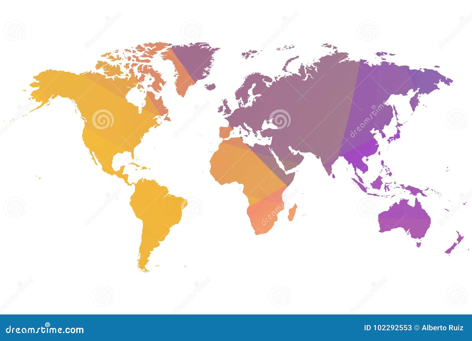 colorist worrld map over colorist mist