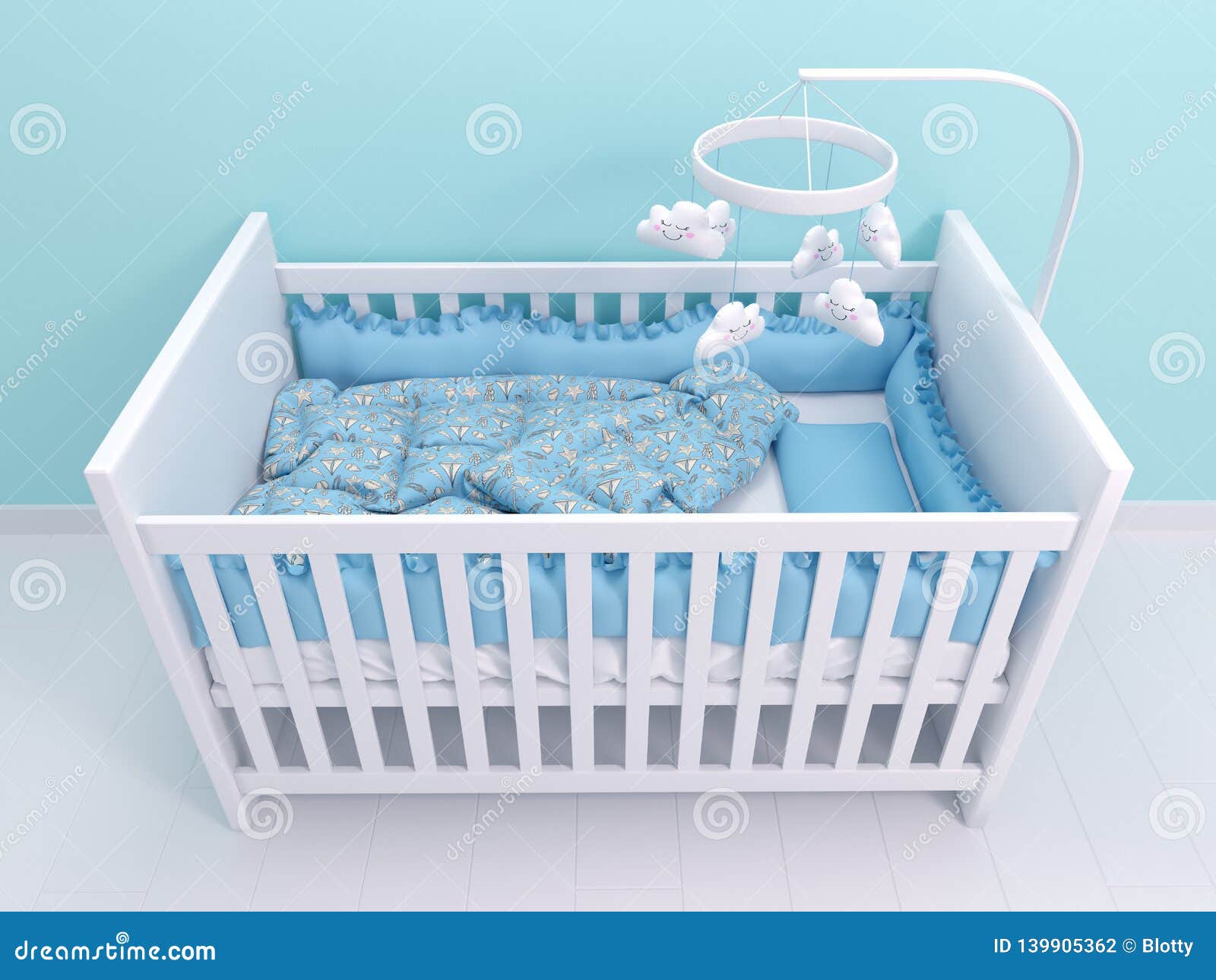 cot bed decoration