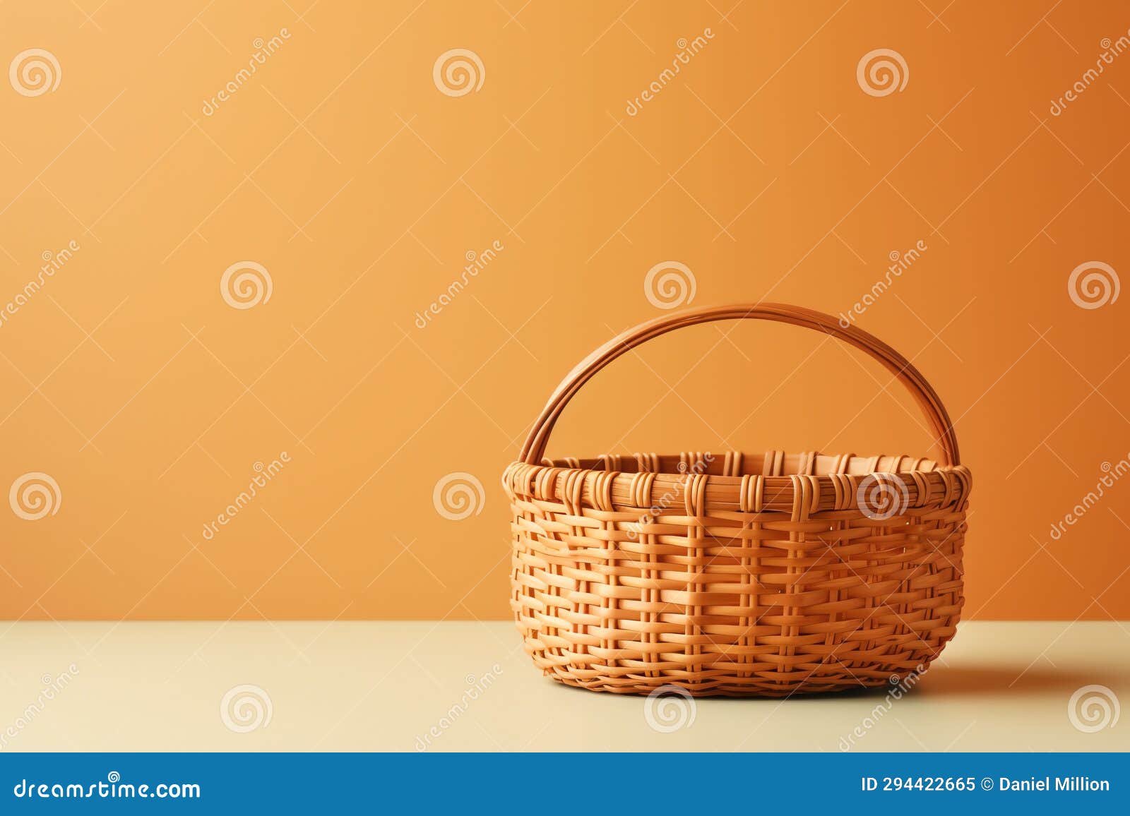 Wicker Basket Vintage Country Kitchen Stock Illustration Illustration
