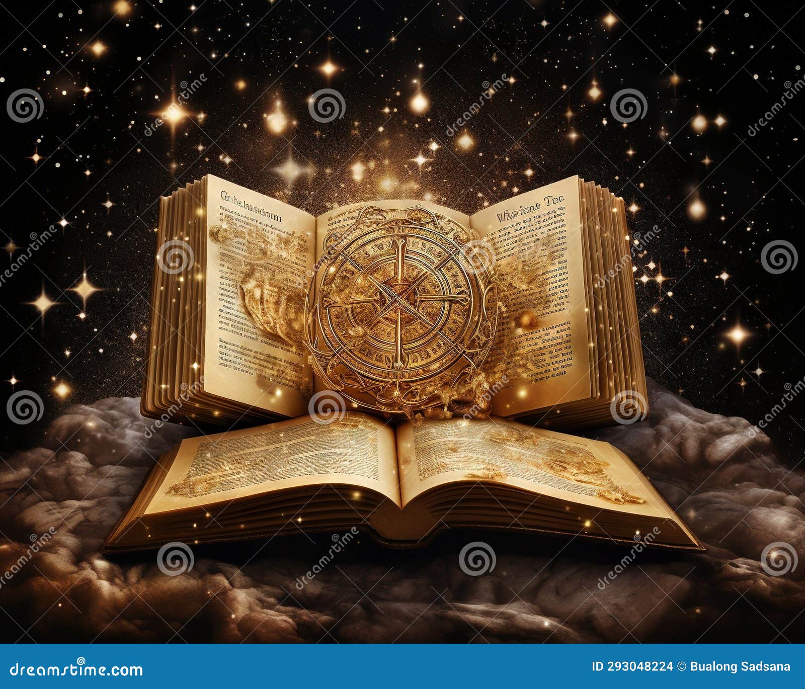 the zodiac sign of libro gold has scales and stars on the night sky.