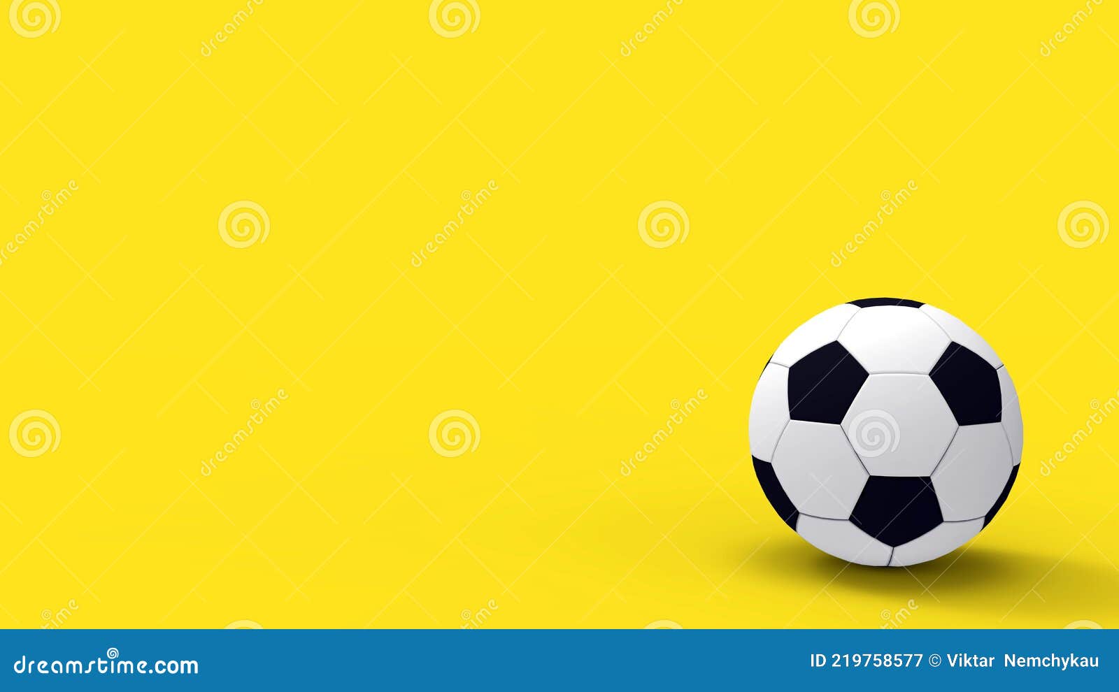 Bola De Futebol Clássica Amarela Preta Isolada Sobre Fundo Amarelo  Ilustração Stock - Ilustração de projeto, profissional: 186074123