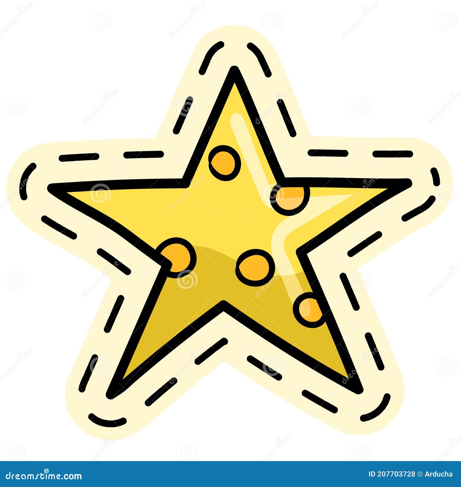 Imagen Estrella De La Mañana Icono Kawaii. Imagen De Icono De Doodle  Ilustración del Vector - Ilustración de estrella, cielo: 207703728