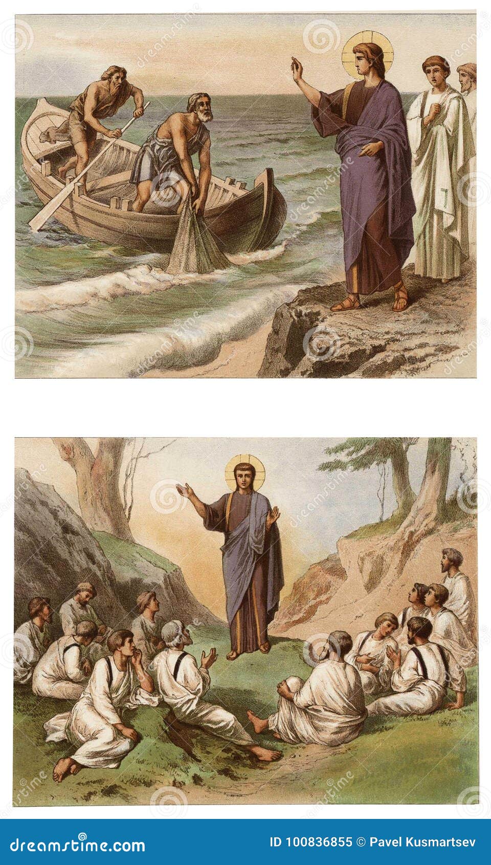 jesus calls the first disciples.