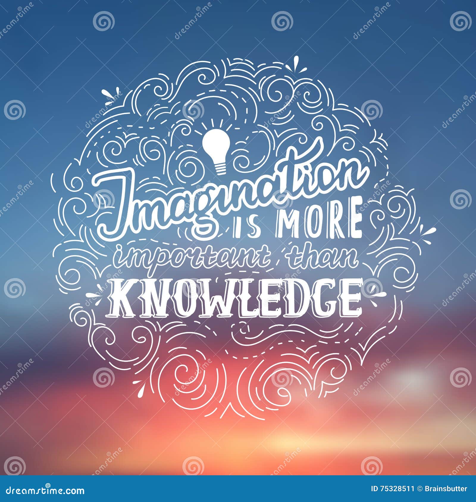 Imagination Is More Important Than Knowledge - Einstein 