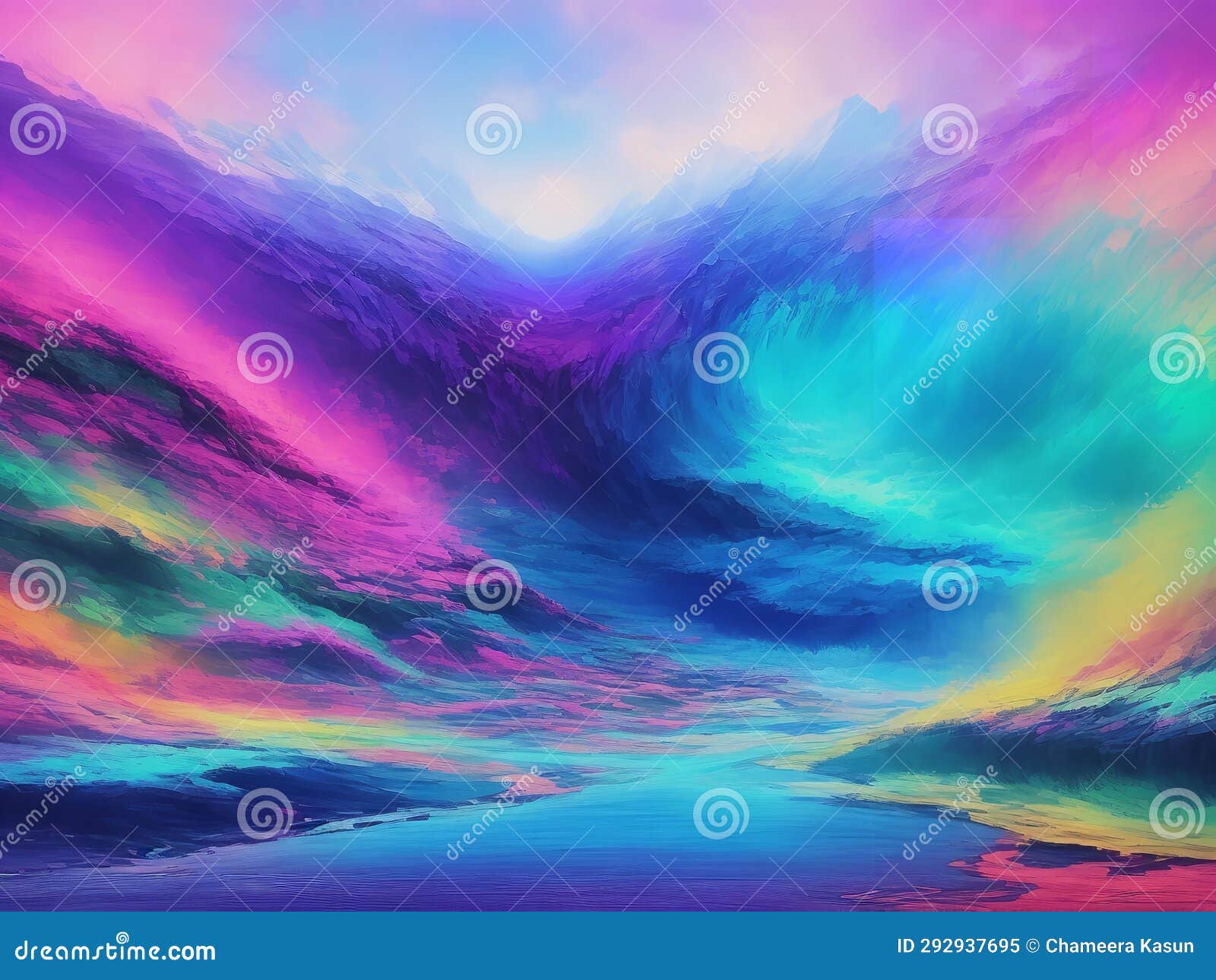 Immerse in a Vibrant World Dynamic Colorful Backgrounds Stock