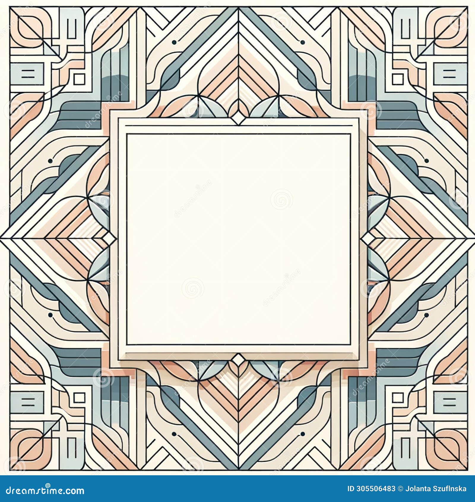 geometric aesthetic background, ai
