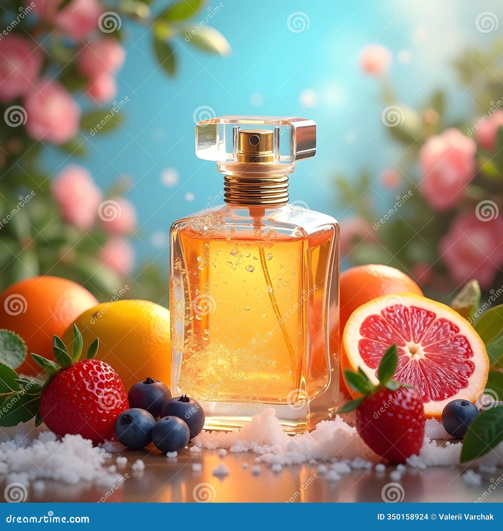 enchanting harmony: a mystical blend of fruits, flowers, and earthy salty undertones