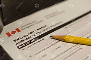 Immigration Canada Application Form Editorial Stock Photo Image Of Immigration Canada Application Form Editorial Stock Photo Image Of