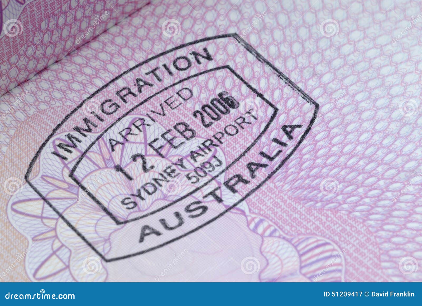 Australian Passport Immigration Stamp Photos - Free & Royalty-Free Stock Photos from