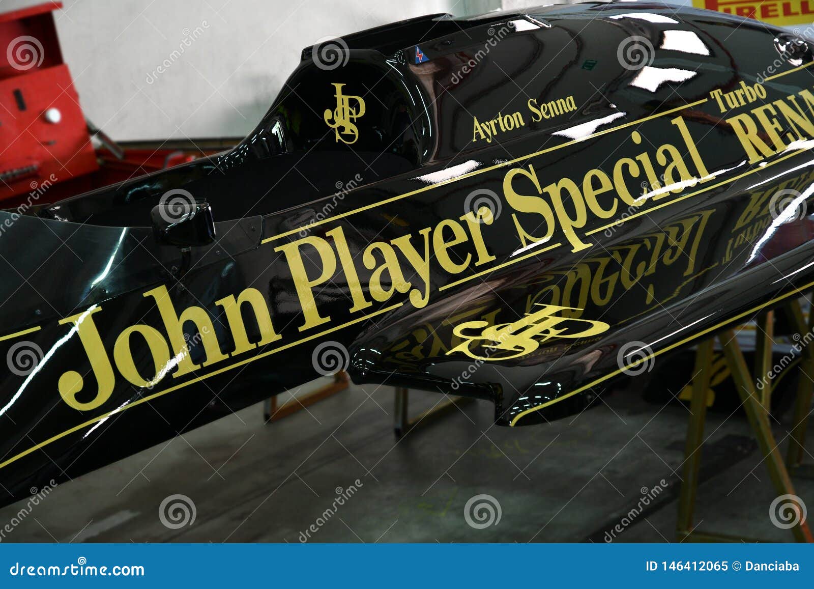Klassisch Motor Rennen John Player Lotus Jps Ayrton Senna 32 Medium Blechschild