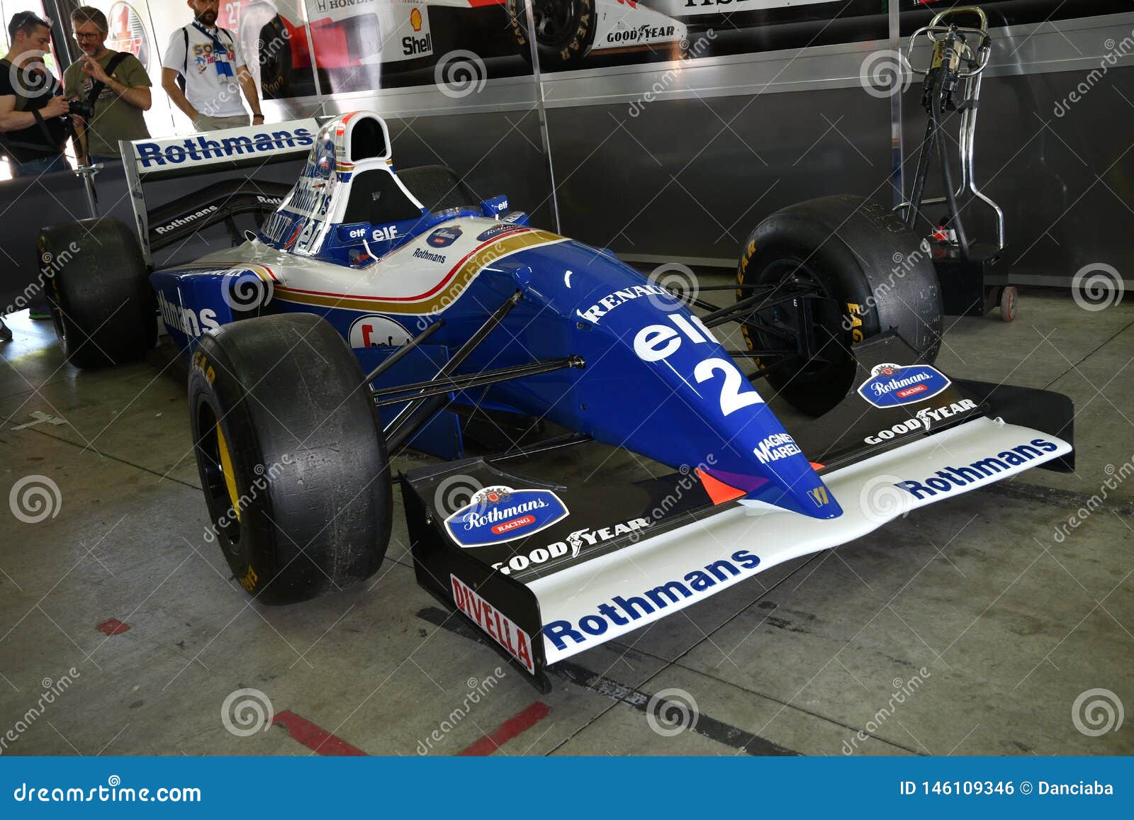 Imola, 27 April 2019: Historic 1994 F1 Williams FW16 Ex ...