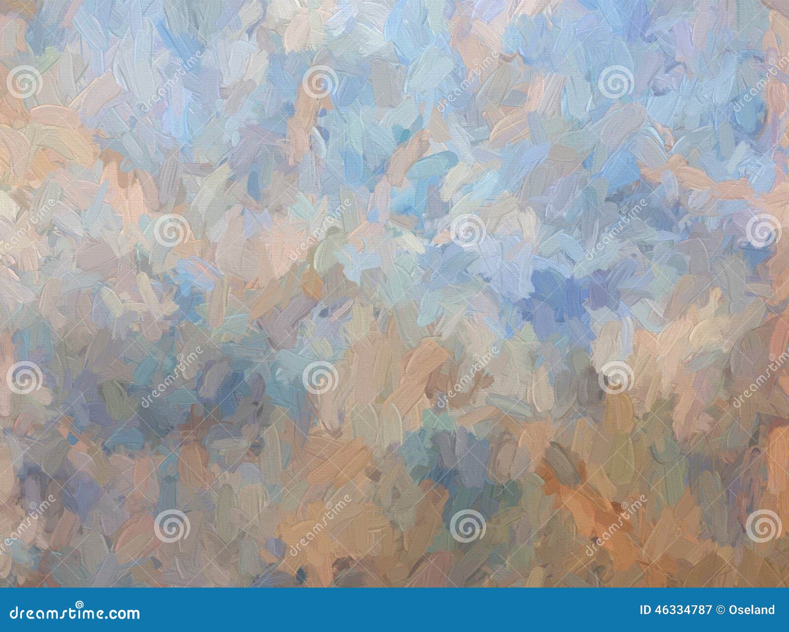 Impasto Blue and Tan Background Texture Stock Image Image of texture, brush 46334787