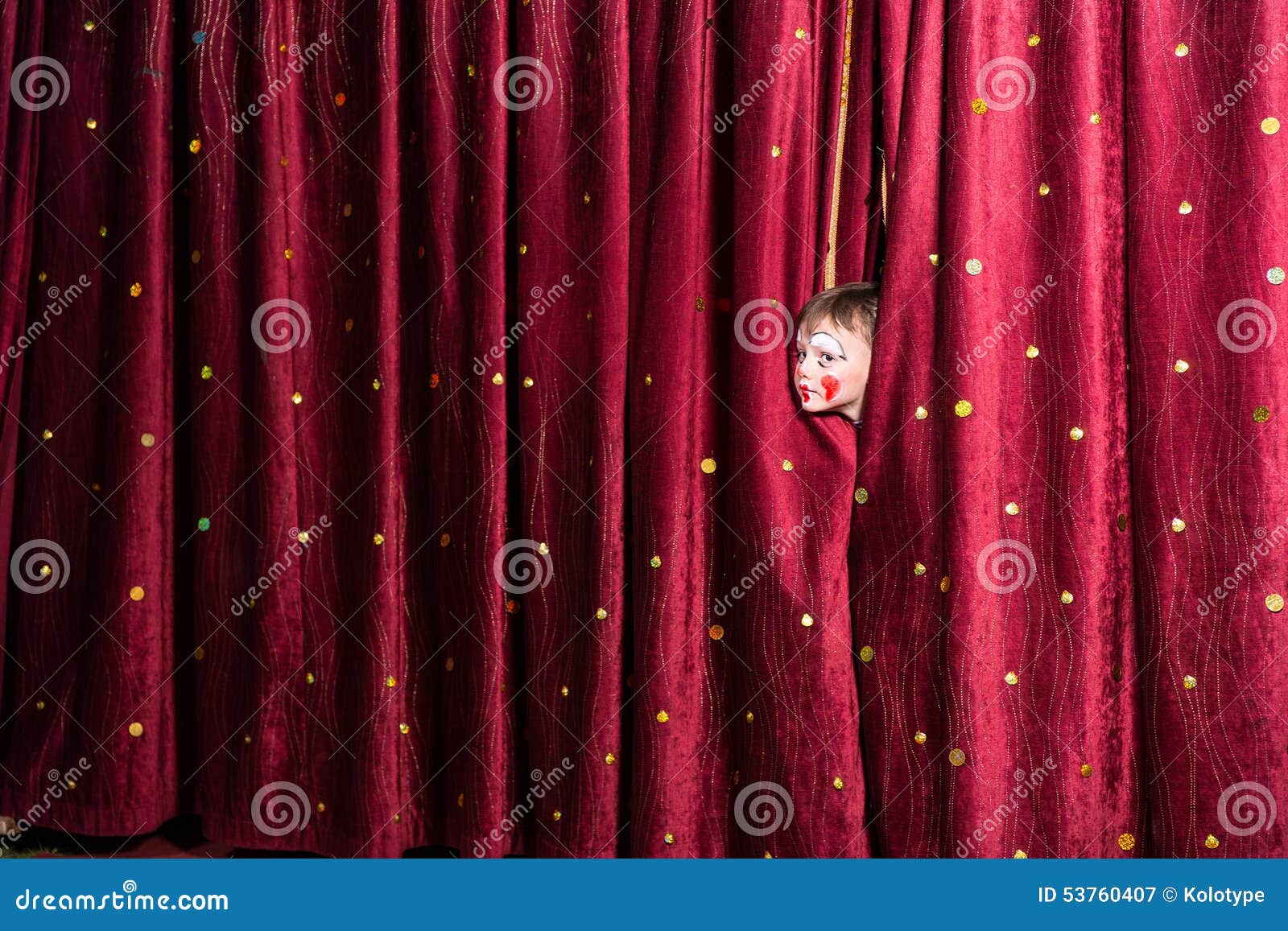 Impatient Little Boy on Stage Stock Image - Image of cheeky, cute: 53760407