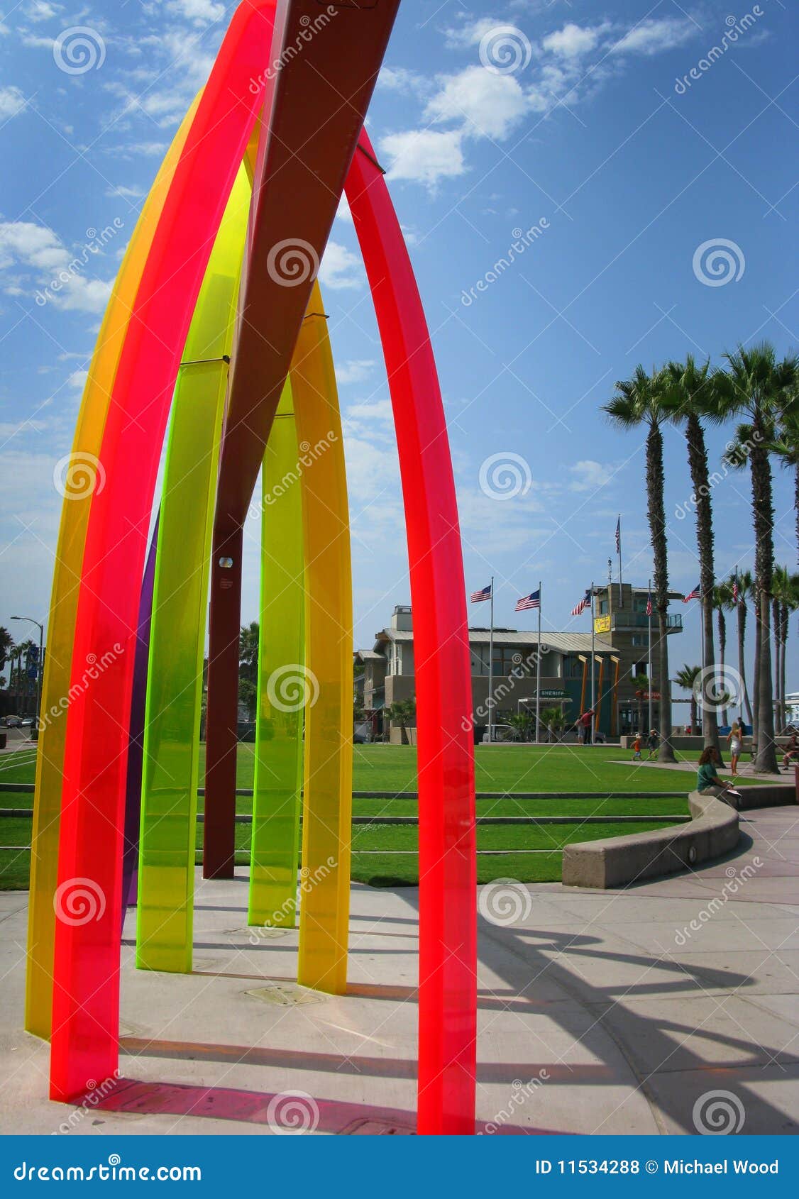 Imperial Beach Arches stock photo. Image of illuminescent 11534288