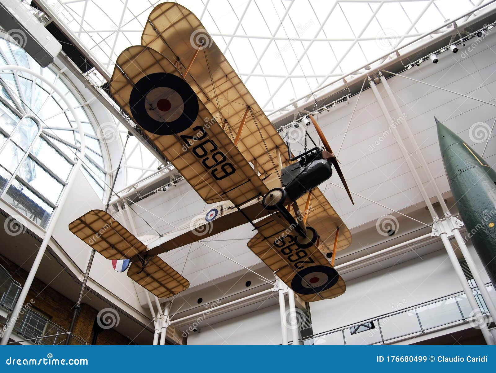 Imperimperial War Museum In London. Royal Aircraft Factory Be2c Editorial  Stock Image - Image Of England, Airplane: 176680499