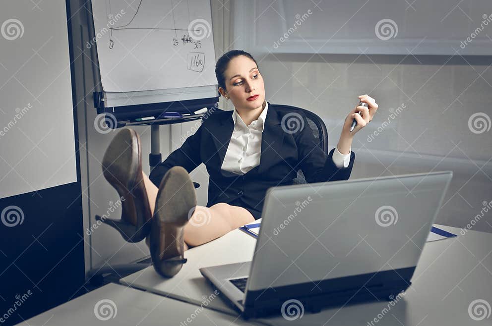 Impolite stock image. Image of work, company, notebook 29387761