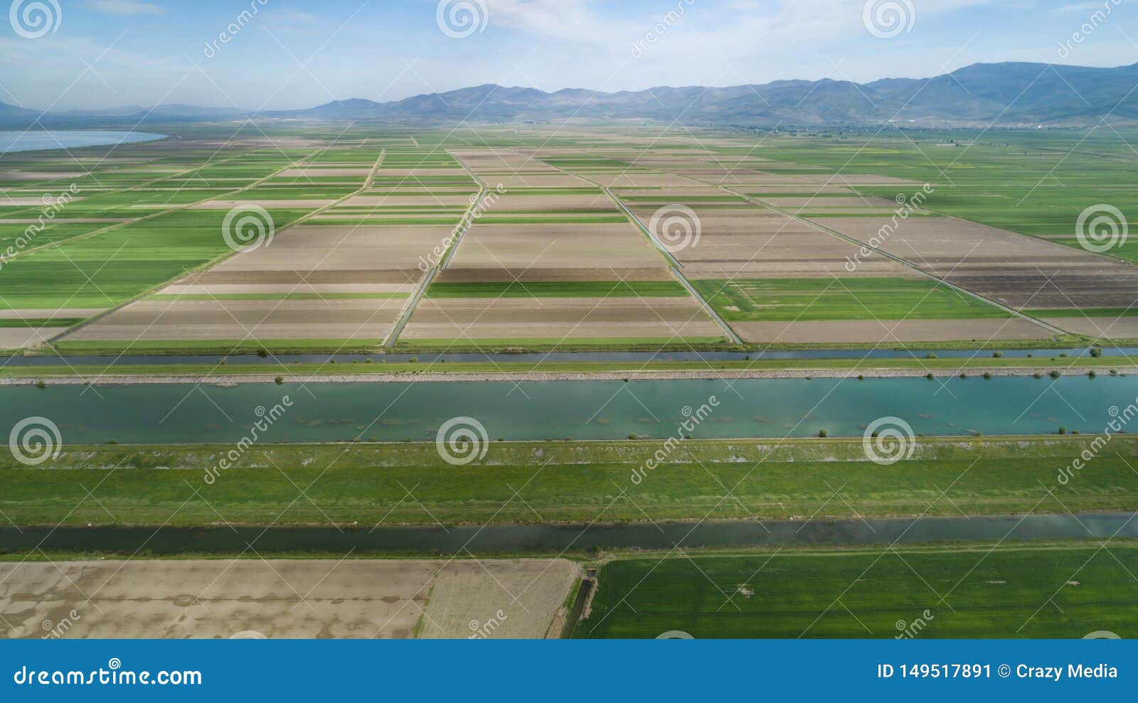 The Importance of Agricultural Land in Rural Development Stock Image