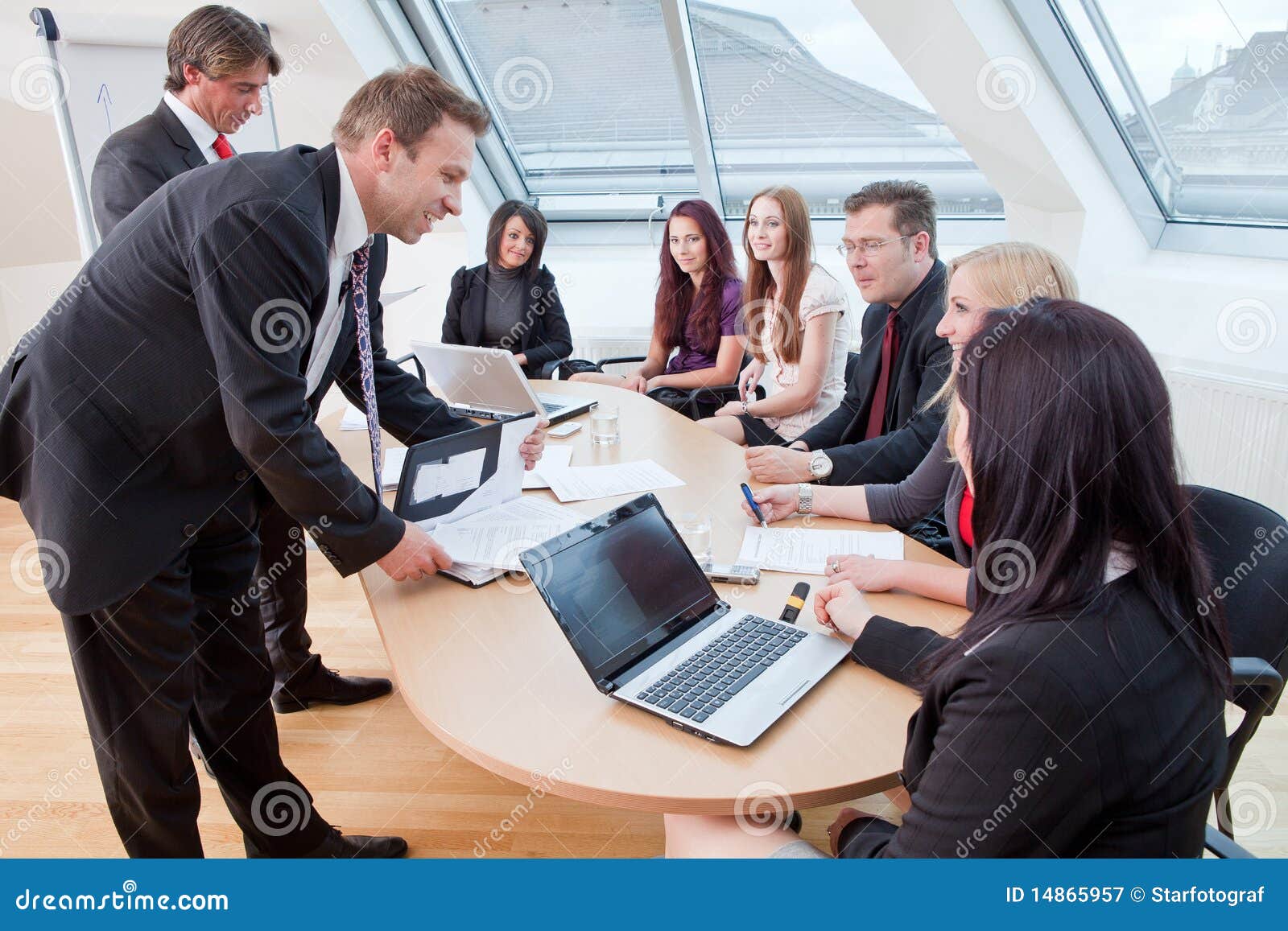 Important meeting stock image. Image of clerical, business 14865957